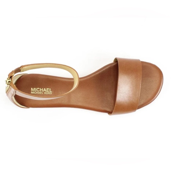 Michael Kors Leather Ankle Strap Sandals Size 8 - Picture 2 of 7
